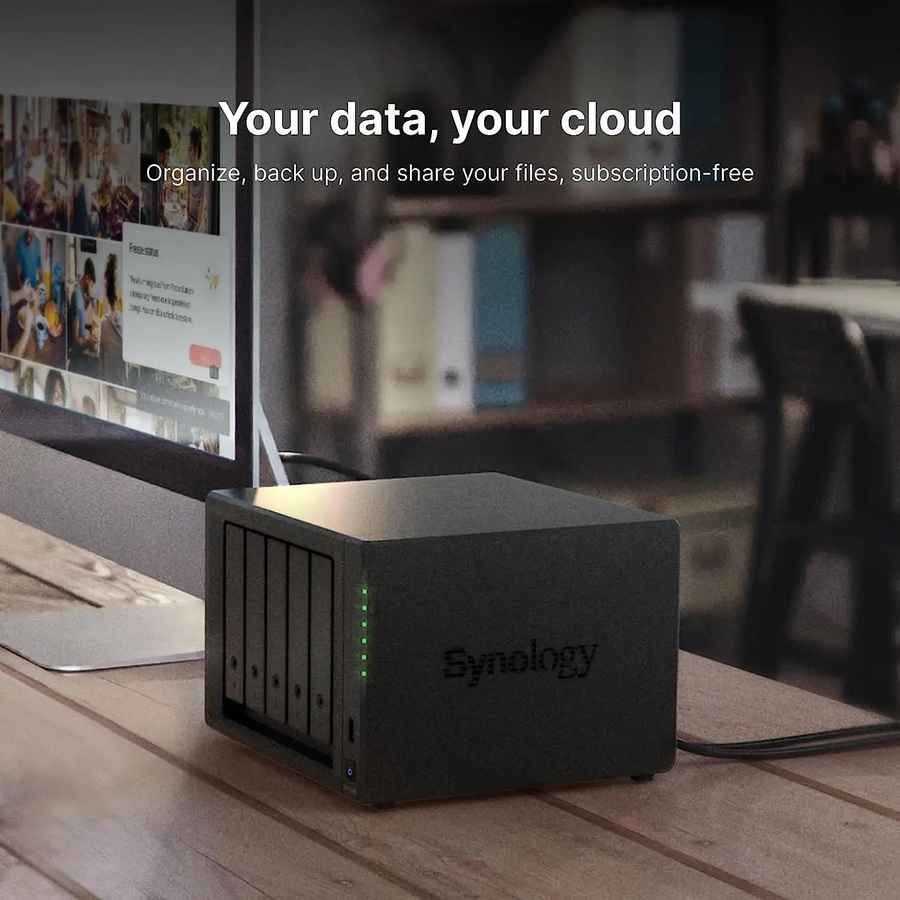 DS620Slim Synology Disk Station 6-bay 2GB RAM - depan